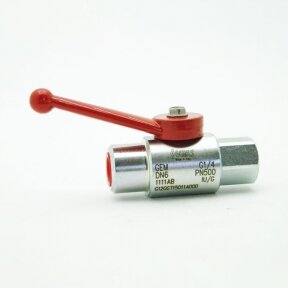 High pressure valve, mini 1/4